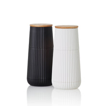 Load image into Gallery viewer, AdHoc Scape Salt & Pepper Mill Set Black & White