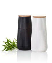 Load image into Gallery viewer, AdHoc Scape Salt & Pepper Mill Set Black & White