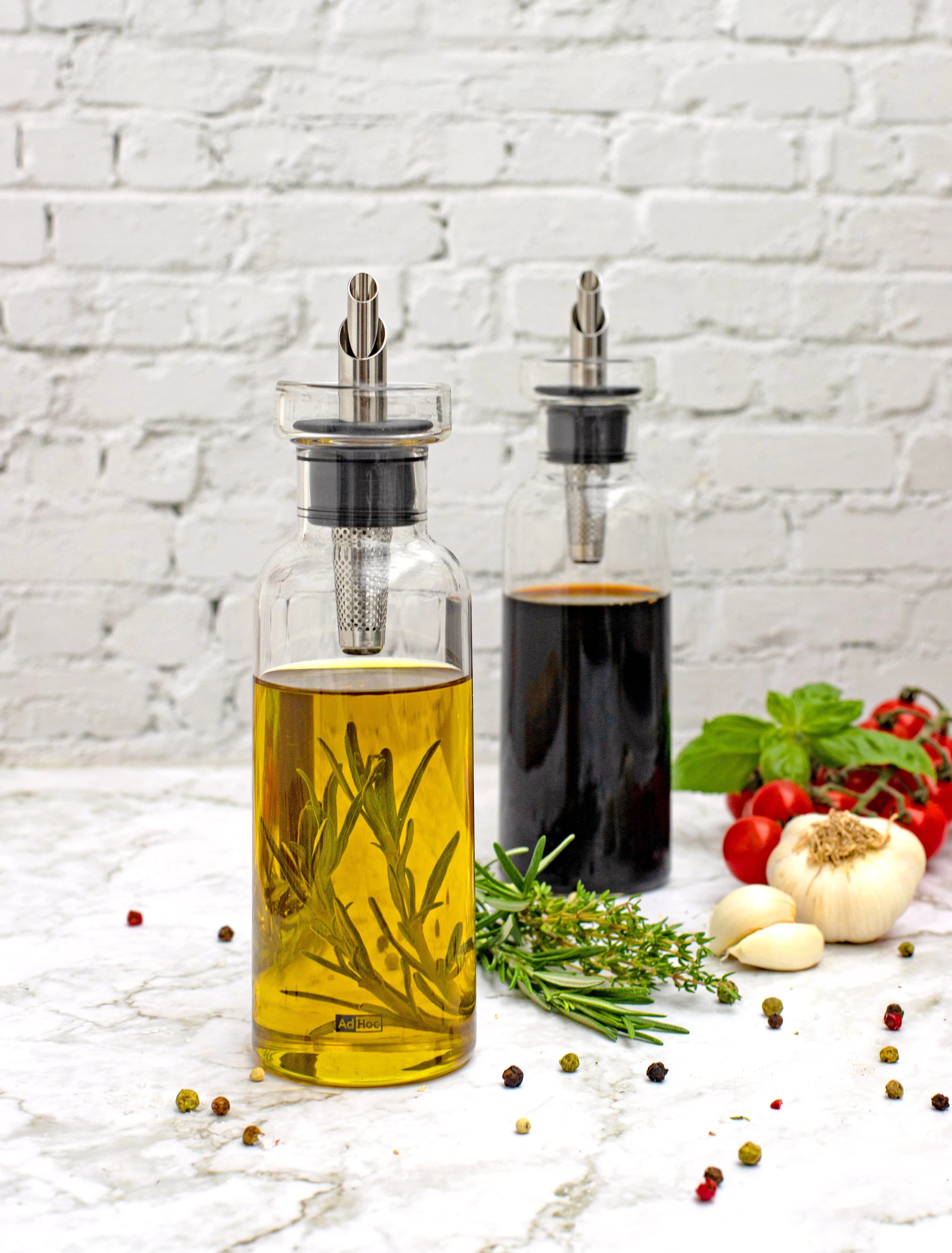 AdHoc AromaPour Oil & Vinegar Dispenser Set 300ml