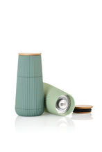 Load image into Gallery viewer, AdHoc Scape Salt &amp; Pepper Mill Set Dark &amp; Light Green
