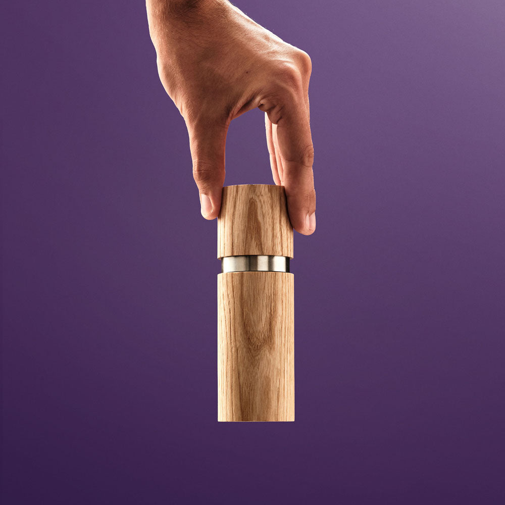 Textura Wood Salt & Pepper Mill Set