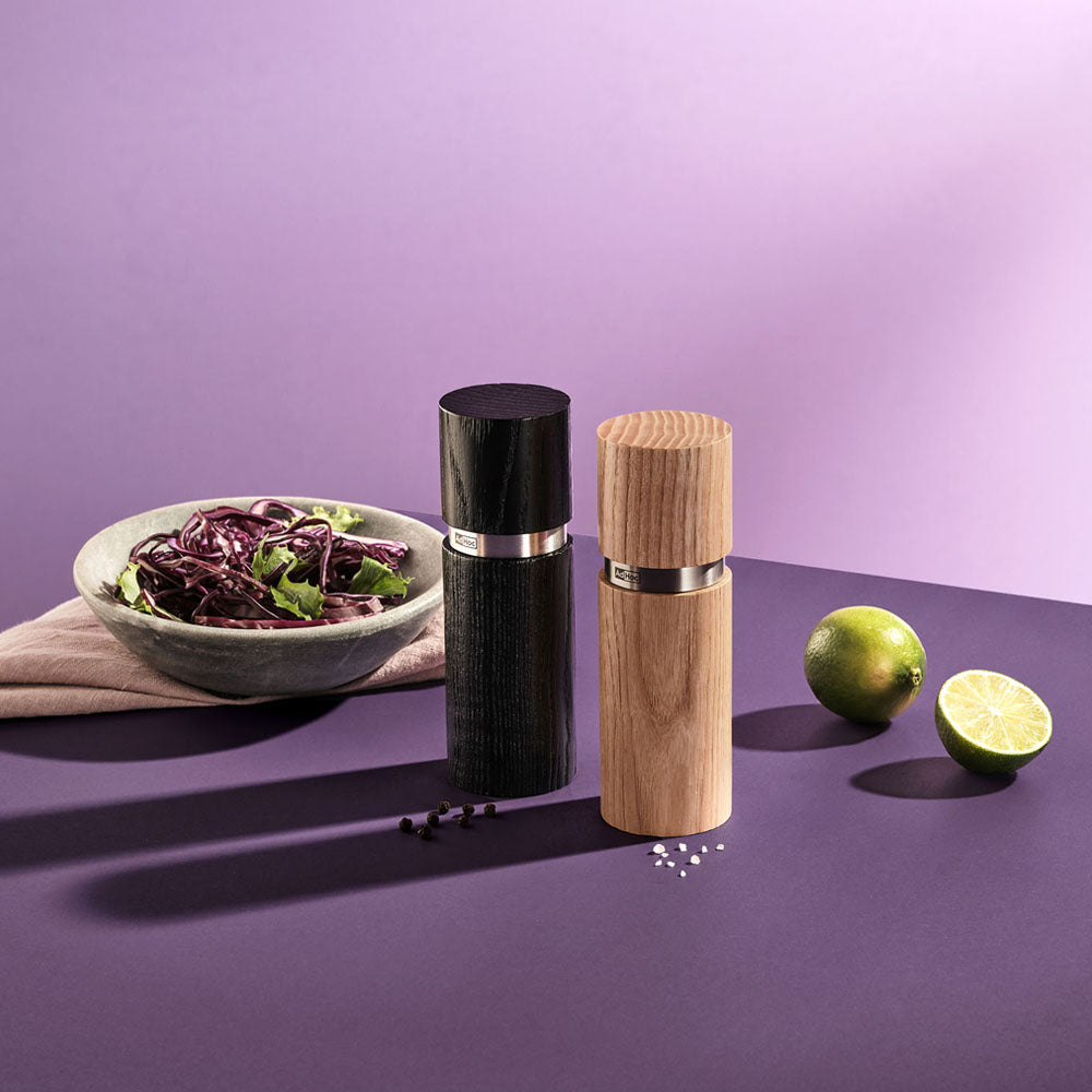 Textura Wood Salt & Pepper Mill Set