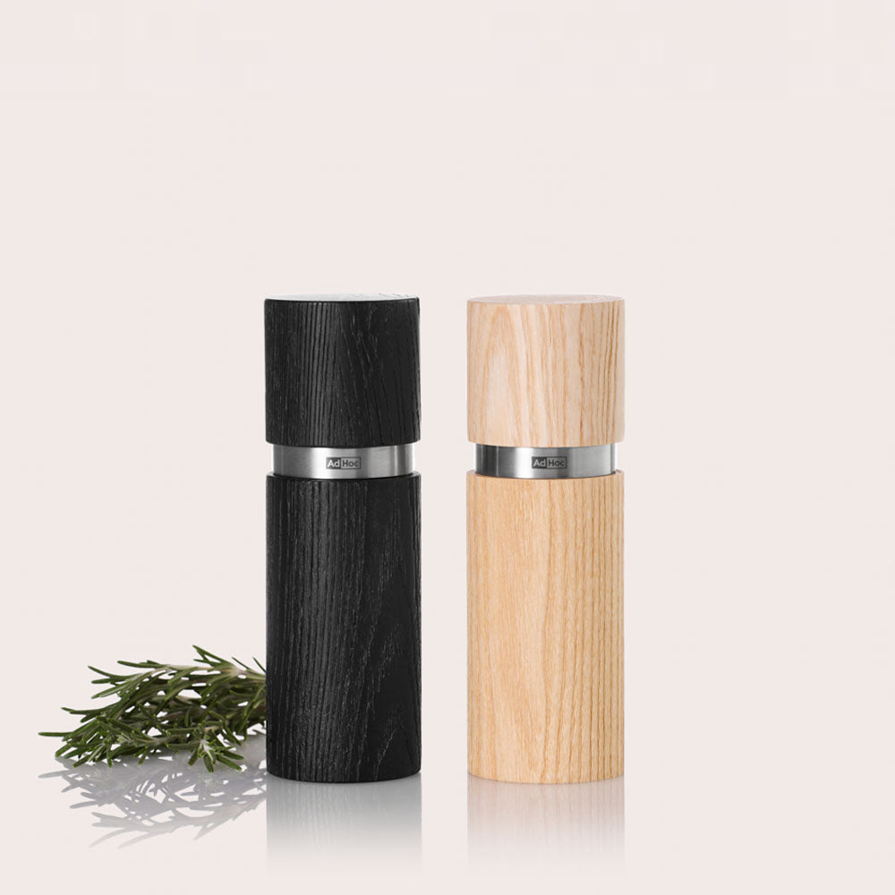 Textura Wood Salt & Pepper Mill Set