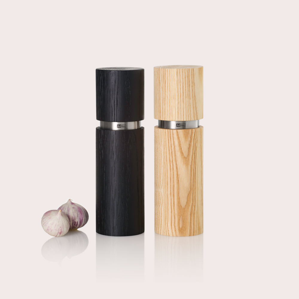 Textura Wood Salt & Pepper Mill Set