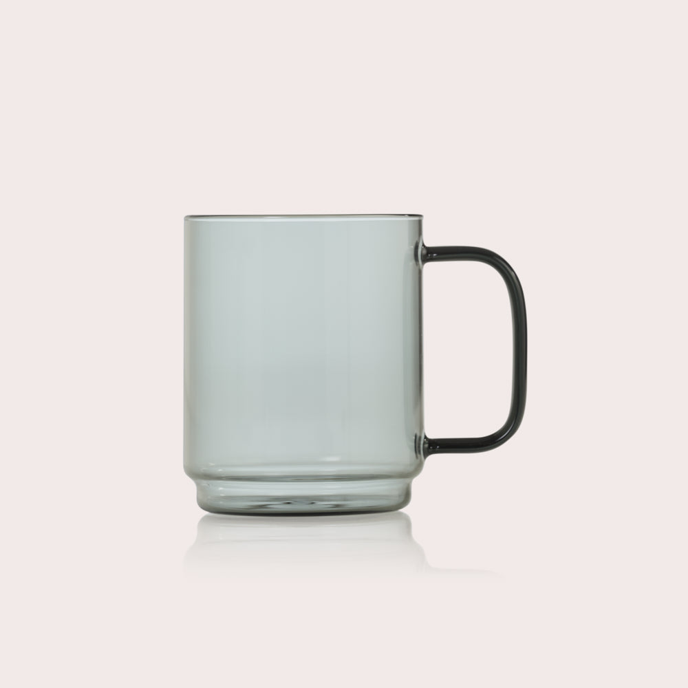 AdHoc Impact Glass Cup in Grey Glass