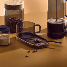 Load image into Gallery viewer, AdHoc Impact Glass Cup &amp; Wooden Tray Set

