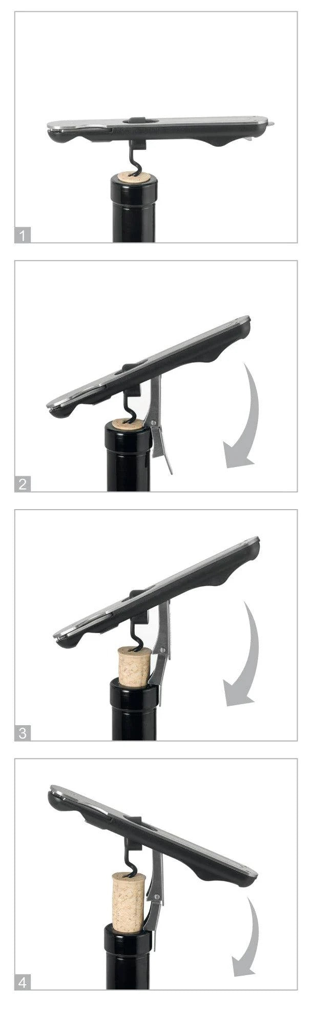 AdHoc PushPull Corkscrew Wine Opener