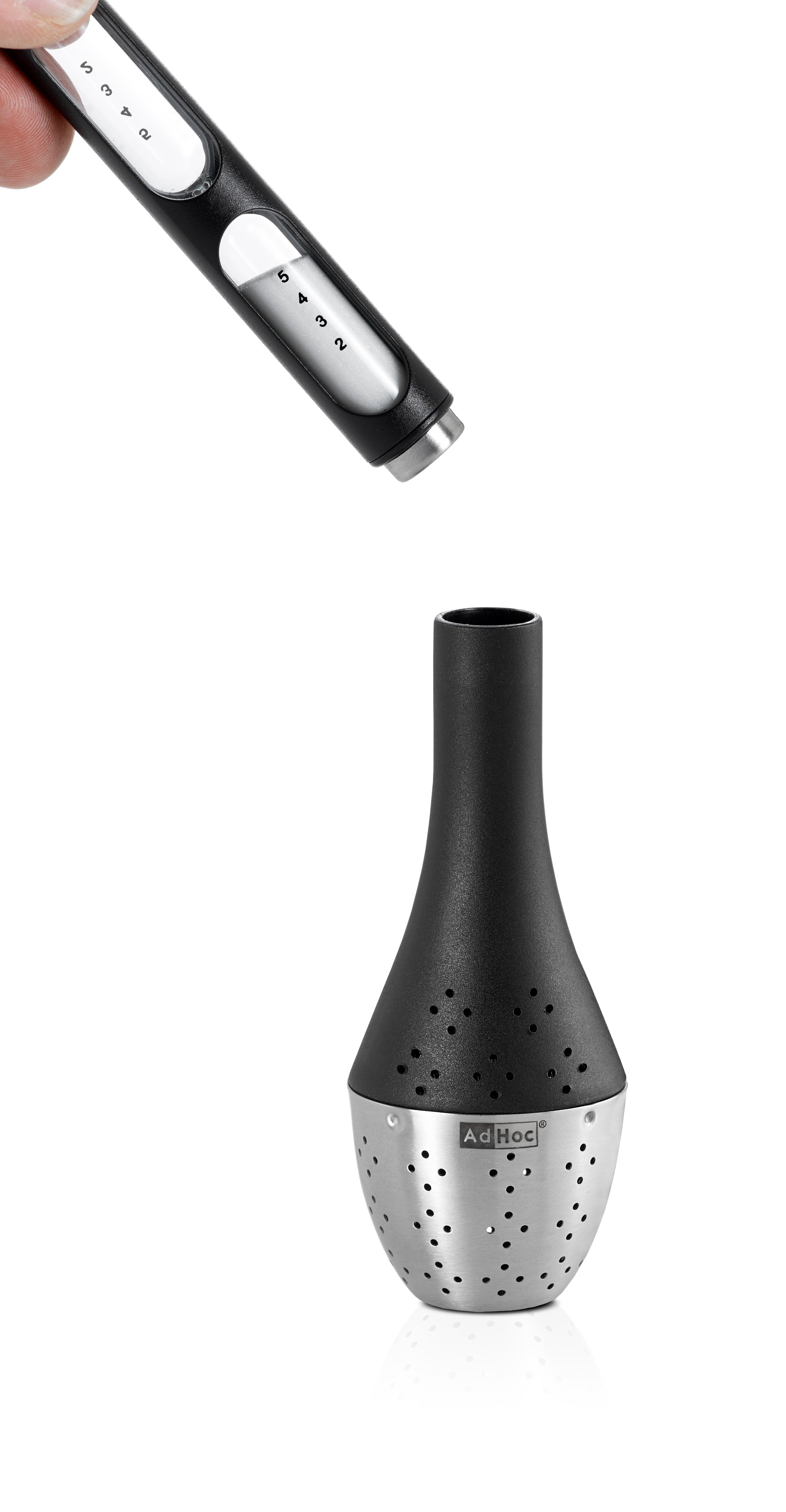 AdHoc Santea Floating Tea Egg with Magnetic Hourglass